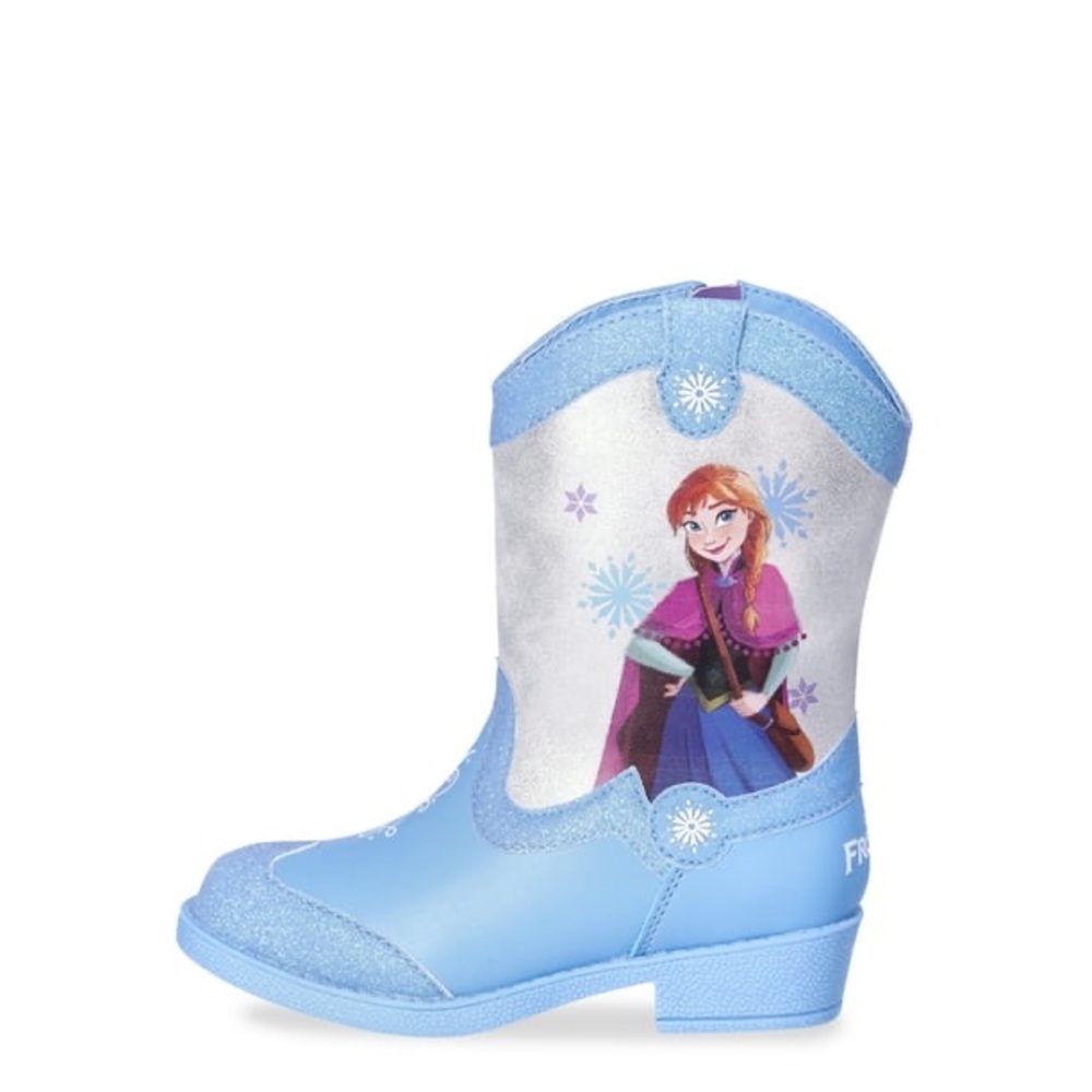 Disney Frozen Toddler Girls Cowgirl Boots and BONUS  frozen shower curtain !